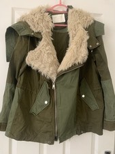 Zara. Khaki and olive coat