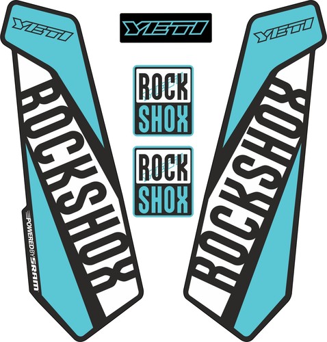 2016 rockshox pike fork decals - rockshox,