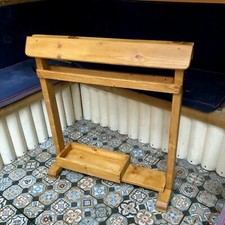 Wooden Saddle Rack stand Handmade multi use blanket drying rails,hooks,storage 