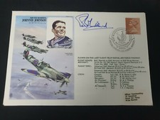 Flight Cover Marshall Johnnie Johnson Signed 10 Squadron Brize Norton (F.1.1)