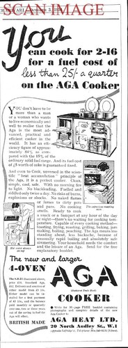 Aga cooker print - aga, original