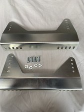 bucket seat mounting brackets,to Fit OMP,CORBEAU,sparco,cobra, (1 Pair) Silver