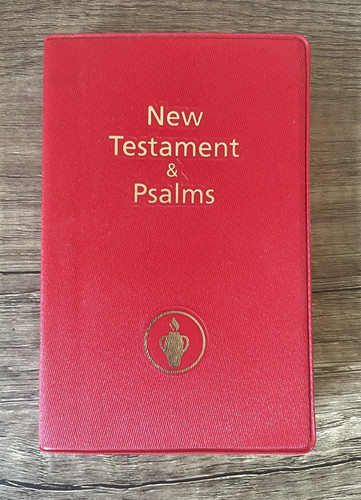 New testament psalms red - testament, &