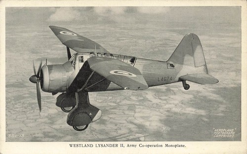Westland lysander real - westland,
