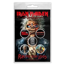 IRON MAIDEN button badge pack