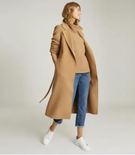 Reiss overcoat coat size - coat, uk