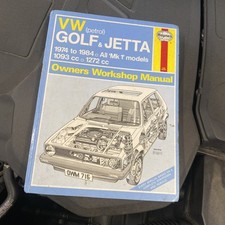 Haynes Manual MK1 Golf & Jetta