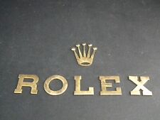 Brass Rolex Letters with Rolex