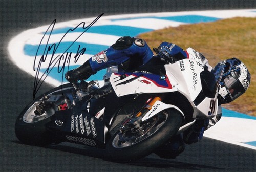 Leon haslam hand signed bmw - haslam,