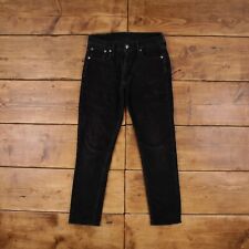 Vintage Levi's Cord Corduroy Pants Trousers 30x30 511 Unisex Skinny Black