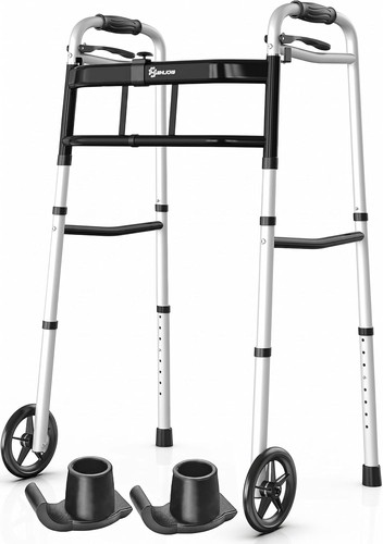 Folding walking frame - walking,