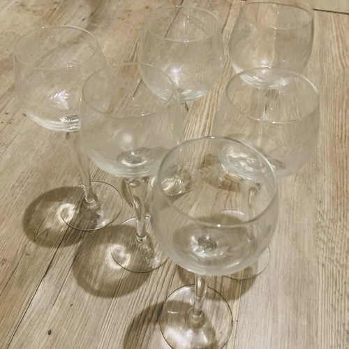 Vintage etched crystal art - etched,