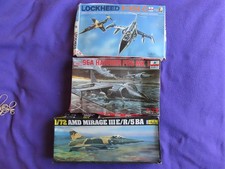 Three jet  aircraft in 1/72nd
