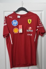 *BNWT* Scuderia Ferrari F1 PUMA Team Driver T-shirt 2025 Red Medium