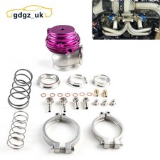 44mm External Wastegate MVR V-Band Flange Turbo Water Cooled Purple Aluminium