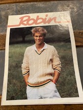 Robin Cricket Sweater Knitting Pattern DK 24 - 42" 13380