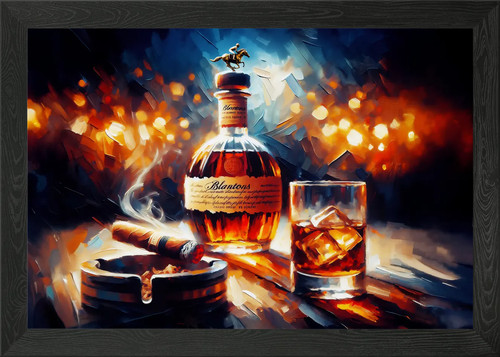 Whiskey and cigar - and,
