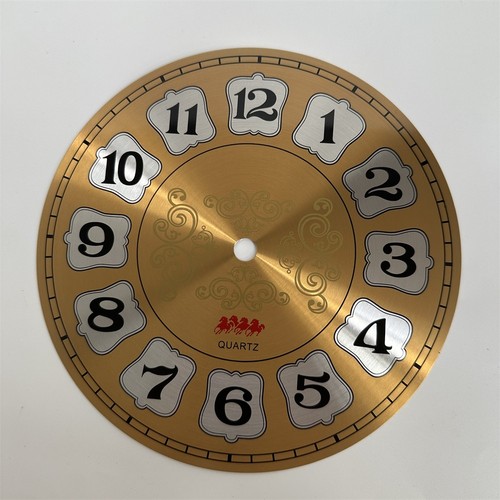 Vintage aluminium wall clock - vintage,