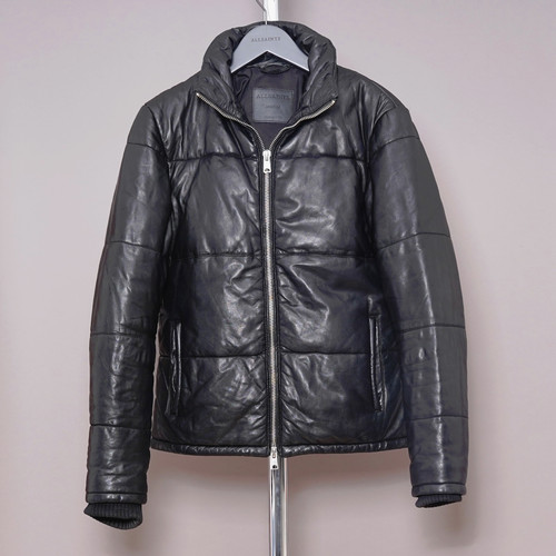 All saints leather jacket - all, mens