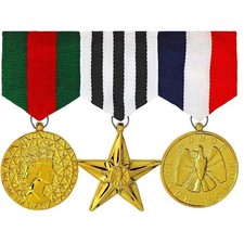 3 Piece MILITARY MEDALS