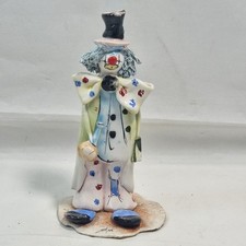 Zampiva Clown Figurine Signed  Handmade In Italy Collectable