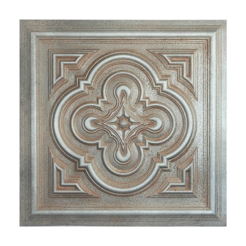 Embossed aged tin ceiling - tin,