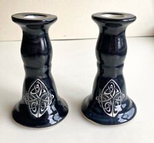 TWO HAND PAINTED ART NOUVEAU