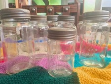 17* Vintage Kilner Jars - Multiple Sizes - With Screw Lids - *READ DESCRIPTION!*