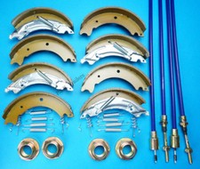 Twin Axle 200x50 Trailer Brake Shoe & Cable Kit for 2,700kg GD125G IFOR WILLIAMS