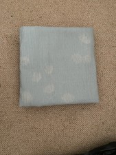 A Pair of Duck Egg Blue Eyelet