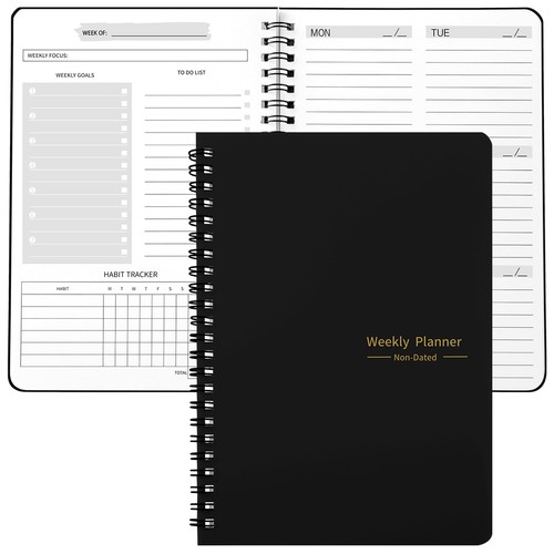 Weekly planner notebook - planner,