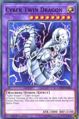 Yugioh cyber twin dragon 1st - yugioh,