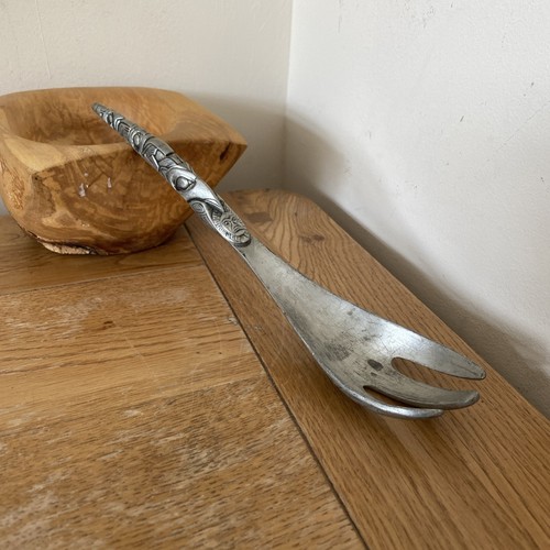Vintage boma pewter spoon - pewter,