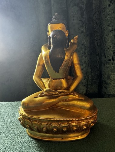 Gold plated tantric murti for - gold,