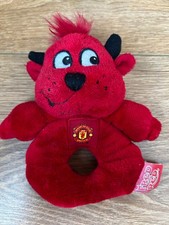Fred the Red Vintage Manchester United Man U Rattle in Good Condition