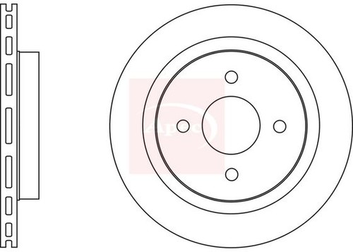 Brake disc dsk2671 - disc,