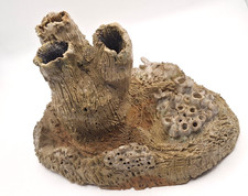Large Handmade Clay Coral