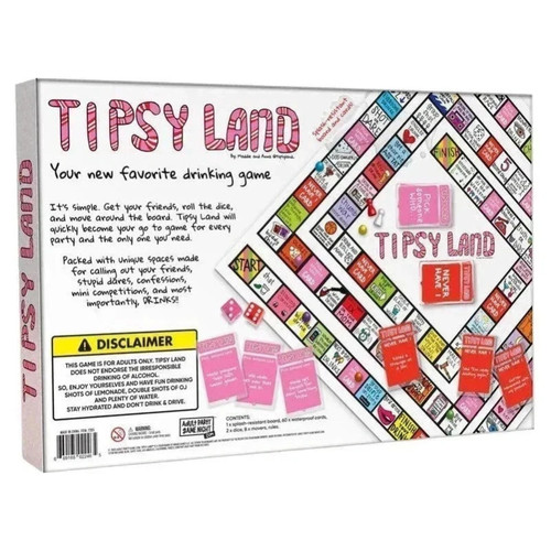Tipsy land drinking - tipsy, for