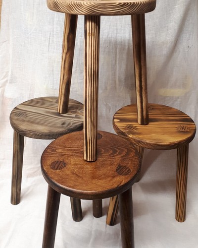 Small wooden stool - small,