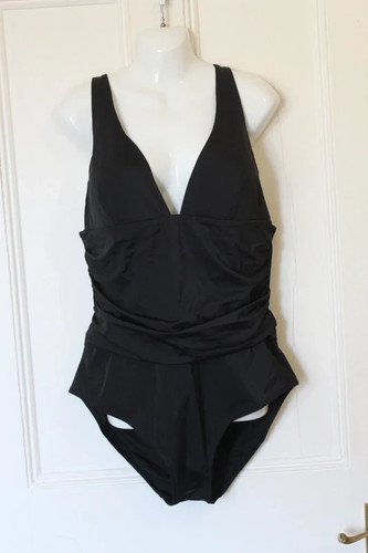 Black boden mykonos ruched - boden,