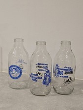 3 Vintage Pint Dairy Milk
