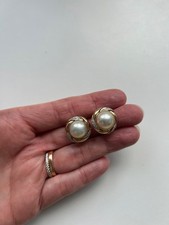 14k mabe pearl - &, diamond