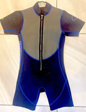 Adults/Youth Size S approx Technisub 3mm shortie wetsuit VG preowned condition