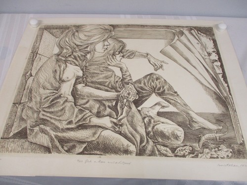 Louis kahan etching - louis,