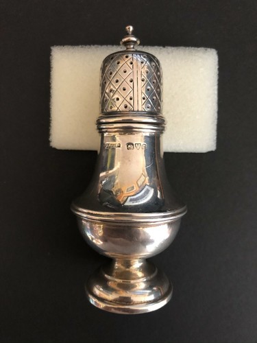 Solid silver pepperette made - pepperette,