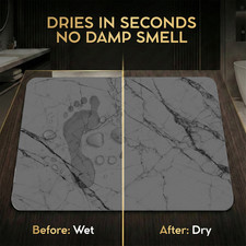 Non-Slip Stone Bath Mat Quick