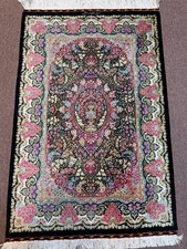 2.5 x 4 Feet Silk Rug Hand