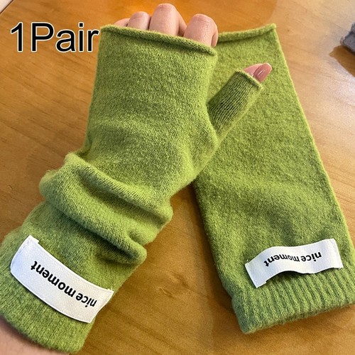 Women soft cashmere fingerless - cashmere,