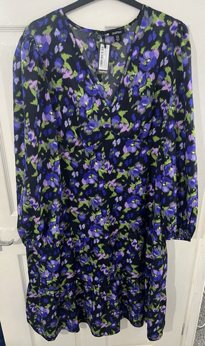 Boohoo smock dress floral - boohoo,
