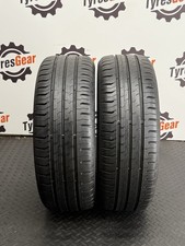 2x 185 55 R15 82H CONTINENTAL CONTIECO CONTACT5 6-7mm TESTED FREE FITTING 